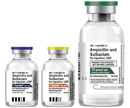 Ampicillin and Sulbactam for Injection, USP